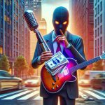 Realistic HD photo representing the mystery of a music company's significant earnings! What could have really occurred during the IPO of an anonymous global entertainment company?