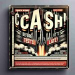 Design a realistic high-definition image showcasing a financial warning theme. Visualize a bold headline text that reads 'Cash In Now Before It's Too Late!' accompanied by a subheading warning investors to be wary of soaring stocks.