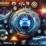 Envision a high-definition, realistic image portraying the concept of key AI-driven stocks to keep an eye on. Use symbols or illustrations to represent this idea, such as a bull market, surges in graphs, and futuristic technology. Avoid specific brand logos but do include a prospective increase in electric car manufacturing for the year 2024.