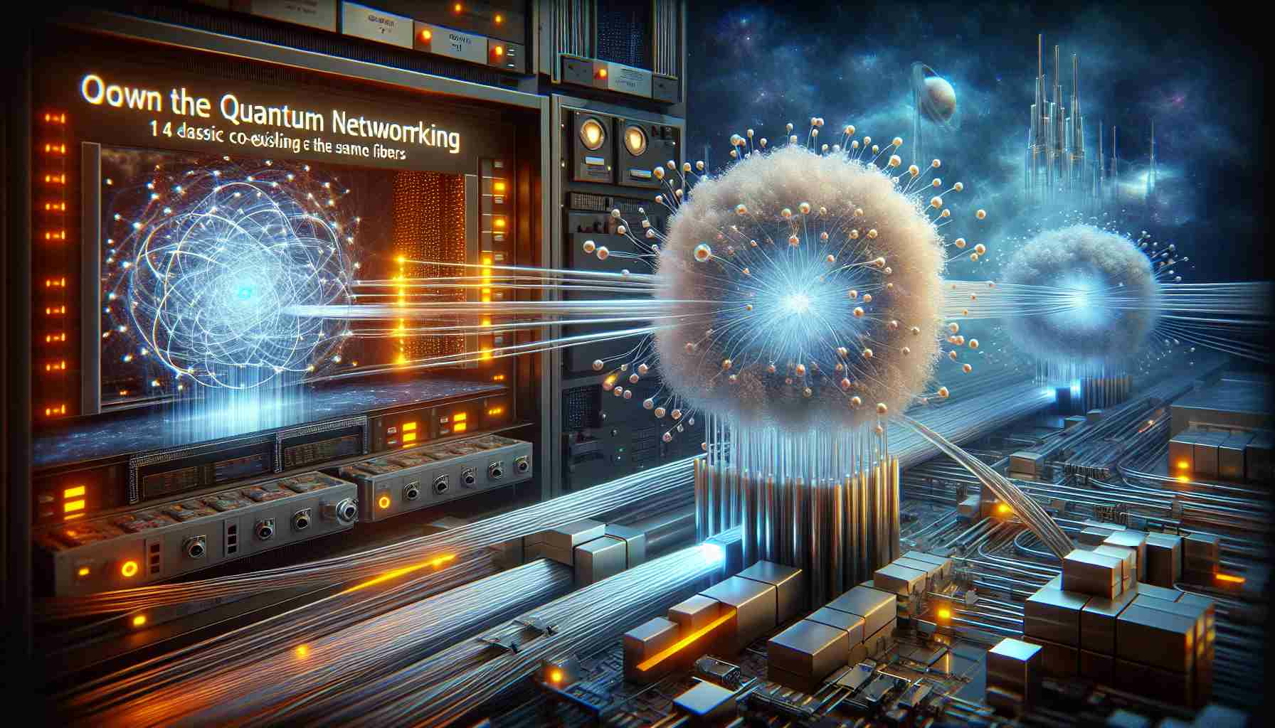 Revolution in Quantum Networking! Classic and Quantum Data Now Share Fibers.