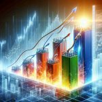An HD quality, realistic image of a concept representing soaring fuel cell energy. It could be a depiction of 3D bar graph or charts illustrating the rapid growth and promising future of fuel cell energy in the renewable stocks market.