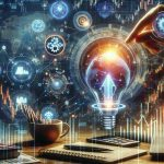 Create a realistic, high-definition image showing the concept of investing in AI and illustrating the exciting potential of lesser-known stocks in the market. The image can include elements such as stock market charts, AI technology icons, and graphics representing potential growth.