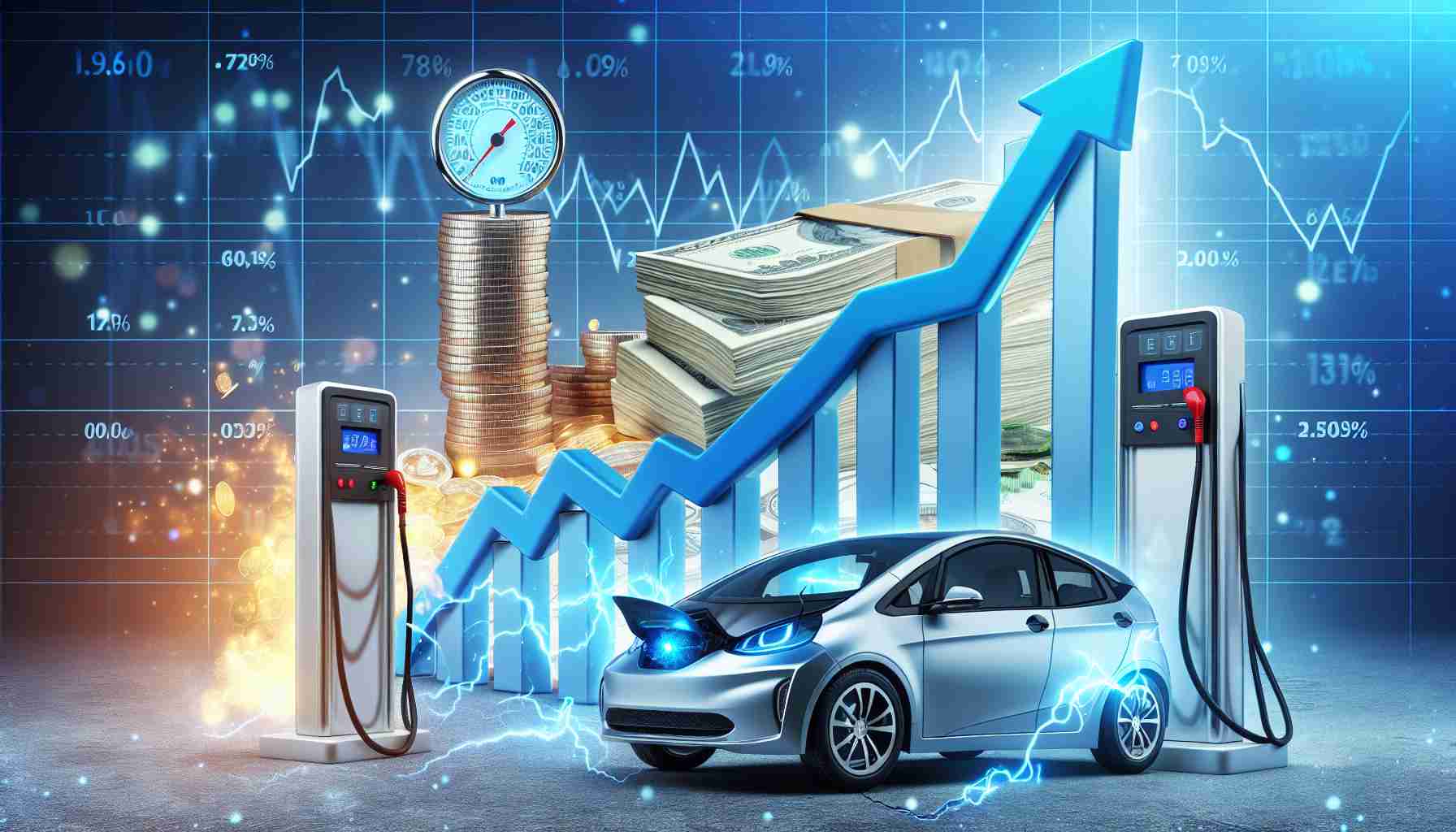 Electric Vehicle Stocks Surge Amid Cooling Inflation Concerns