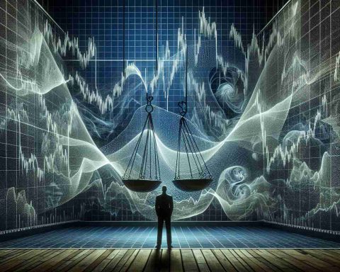 An interpretation of a realistic HD financial chart representing stock trend of a fictional energy company. The chart shows intricate ups and downs. Suspense fills the scene with a question hanging in balance - Is it time to invest or wait? Capturing the essence of a new market perspective unfolding.