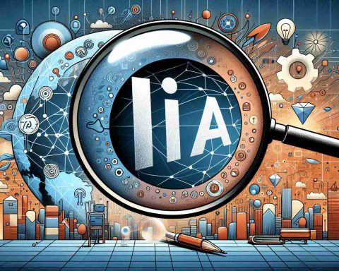 A detailed graphical image illustrating the concept of 'Is 'ia' the Next Big Thing', combined with the idea of discovering hidden power in two letters. The scene might include a magnifying glass examining the letters 'ia', along with symbolic imagery representing advancement, growth, or futuristic concepts.