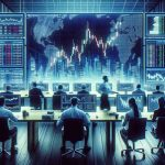 A high-definition, realistic image of a group of diversified investors engrossed in their work, observing big moves on Coinbase. The scene includes a substantial focus on the monitor screens displaying real-time stock market charts, graphs and stats flitting with changes, coupled with a background suggestive of a high-paced, bustling office environment.