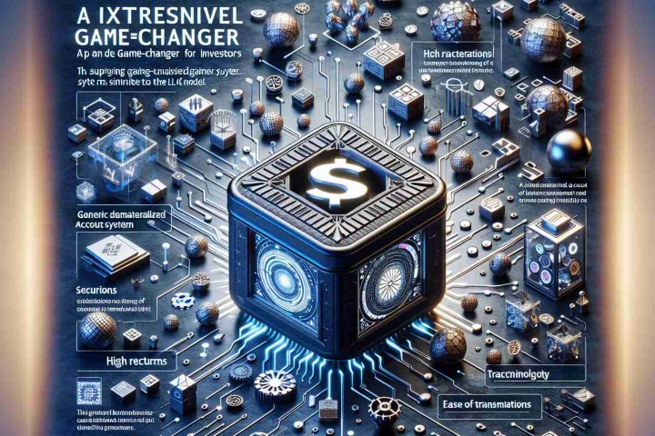 Dalle, generate a highly detailed, realistic image portraying the concept of an extensive game-changer for investors. The key focus should be on the surprising benefits of a generic dematerialized account system, similar to the LIC model. This can be shown through symbols and imagery that represent high returns, security, ease of transactions, and advanced technology.