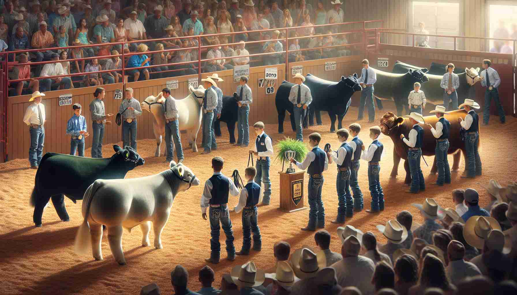 The Thrilling Showdown: Who Will Take Home the Junior Grand Champion Steer Title?